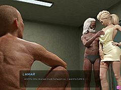 MILF blondă și babe mature în acțiune cu fundul mare în joc 3D
