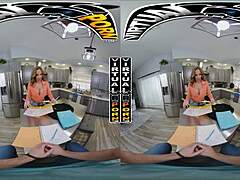 Big tit MILF lectures in VR