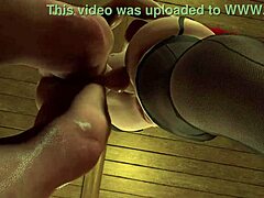 Милая мамочка с большими сиськами трахается в 3D порно видео