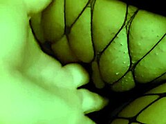 Masturbation and squirting of Beruka in fishnet stockings