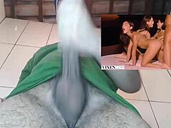 Maduras com bunda grande levam gozada em vídeo POV