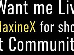 Maxine X, seorang MILF lesbian yang menakjubkan, terikat