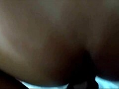 Anal finger action leads to intense anal penetration and creampie