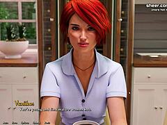 एक गर्म शरीर वाली लाल बालों वाली मिल्फ अपने 18 वर्षीय छात्र के साथ इस वयस्क गेमप्ले वीडियो में गर्म मुठभेड़ में शामिल होती है।