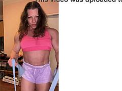 Muscleprincessivana's mature workout video: A mix of cardio and weights