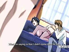 Handsjob from stepmom in anime porn video