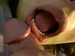 Mummy gets a mouthful of cum after I wake her up