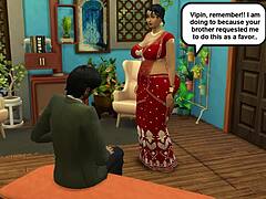 Ciocia Lakshmi przenosi swoją dziewictwo na wyższy poziom w pierwszej części