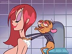 Compilação das mais quentes cenas de sexo de desenhos animados em uma festa de adultos molhada e selvagem